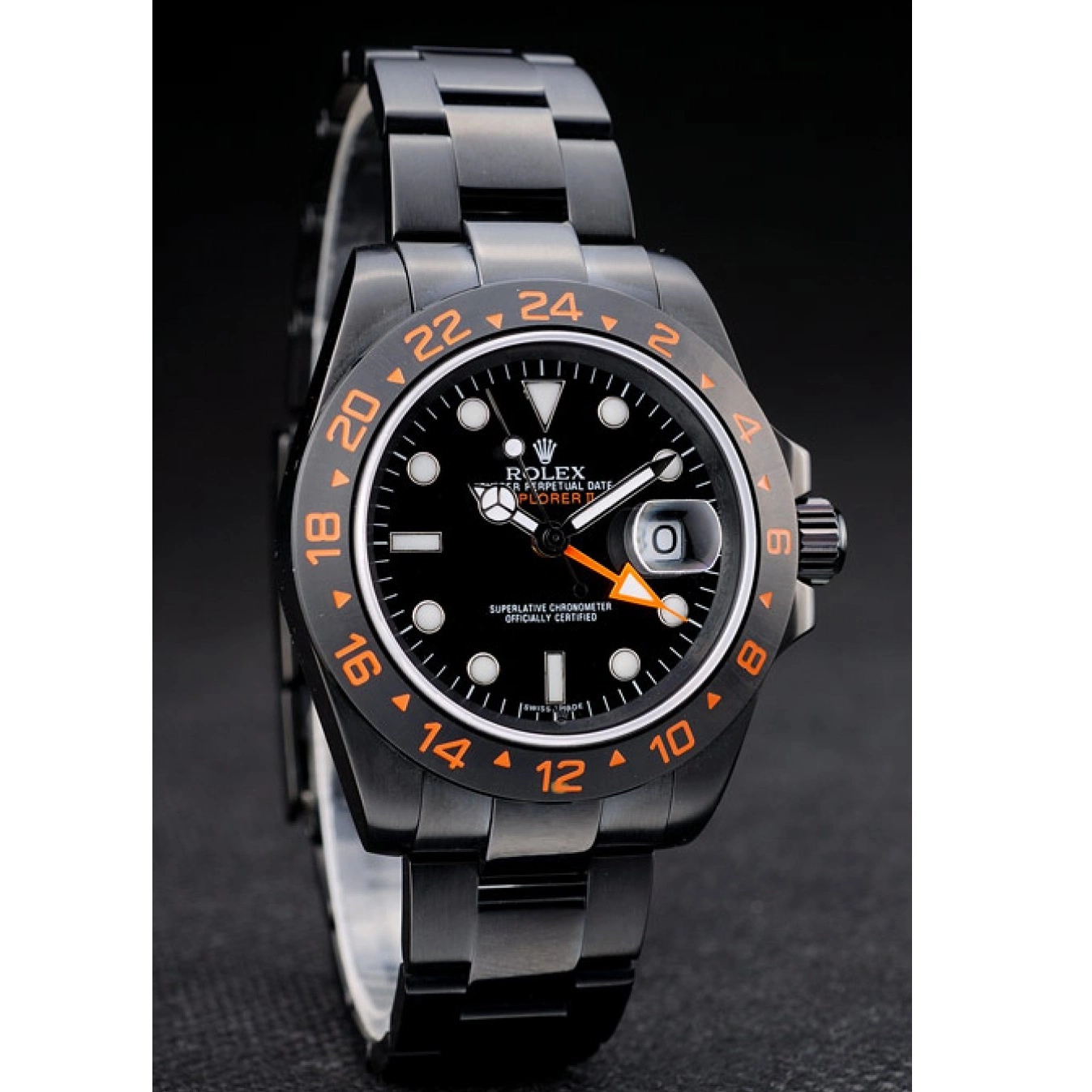 Aaa replica watch Explorer Ceramic Dial Black Black Rolex Bezel Watch 0620